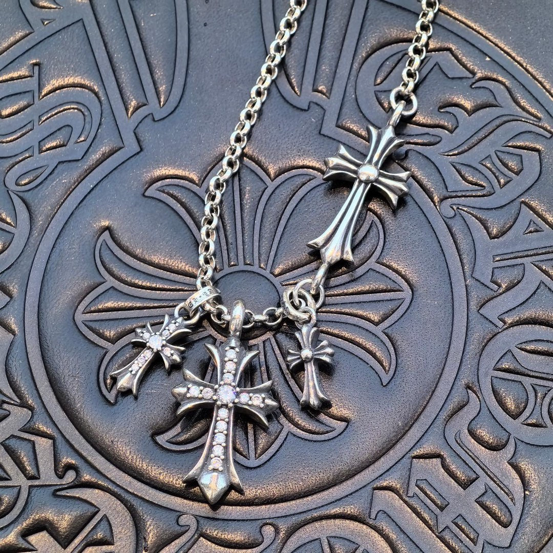 Chrome Hearts - Extendo Multi Cross Necklace