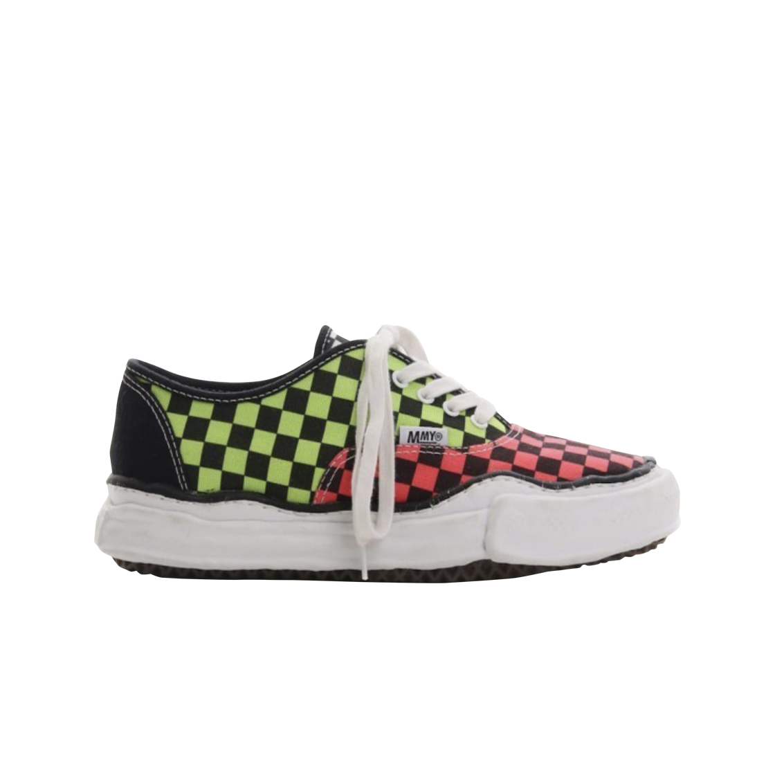 Maison Mihara Yasuiro Baker OG Sole Canvas Low Multi Check
