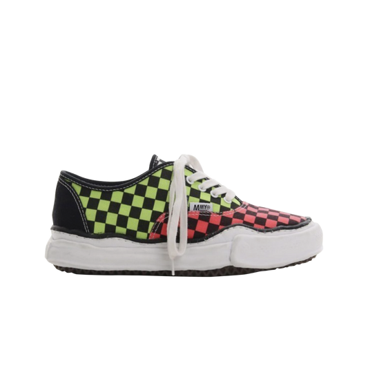 Maison Mihara Yasuiro Baker OG Sole Canvas Low Multi Check