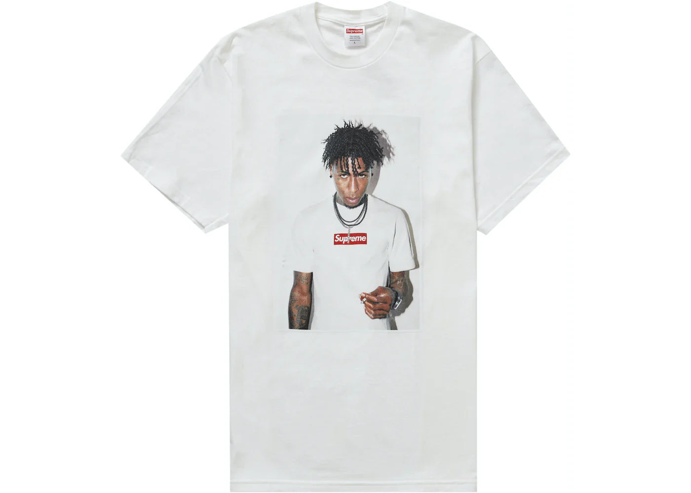 Supreme NBA Youngboy Photo Tee White