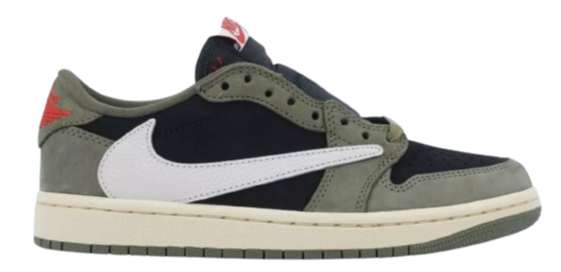 Travis Scott x Air Jordan 1 Low OG ‘Black/Olive’