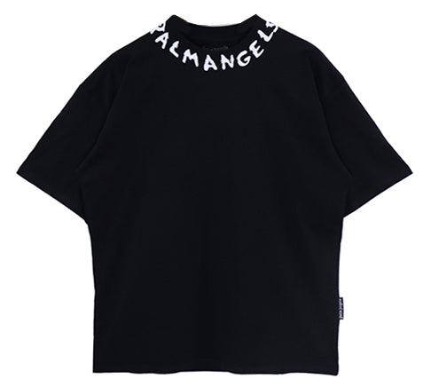 Palm Angels Crew-neck Logo T-shirt Black