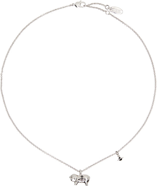 Vivienne Westwood Juanita pendant Necklace Silver