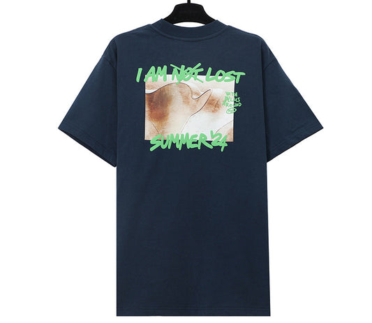 Palm Angels I Am Lost T-Shirt Blue