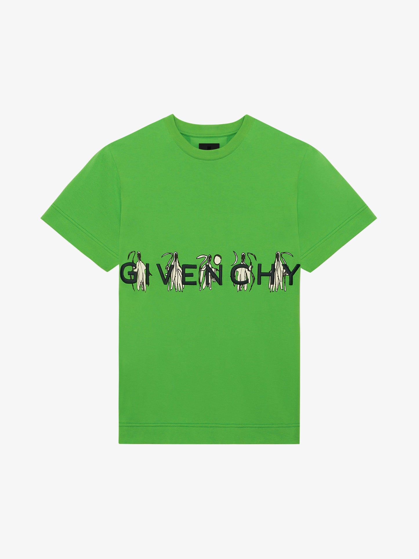 GIVENCHY X Josh Smith Reaper's Print Graphic Tee Green Apple