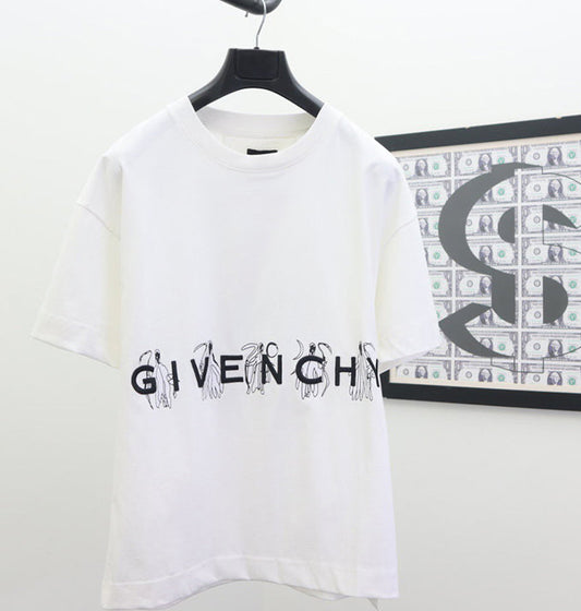 GIVENCHY X Josh Smith Reaper's Print Graphic Tee White