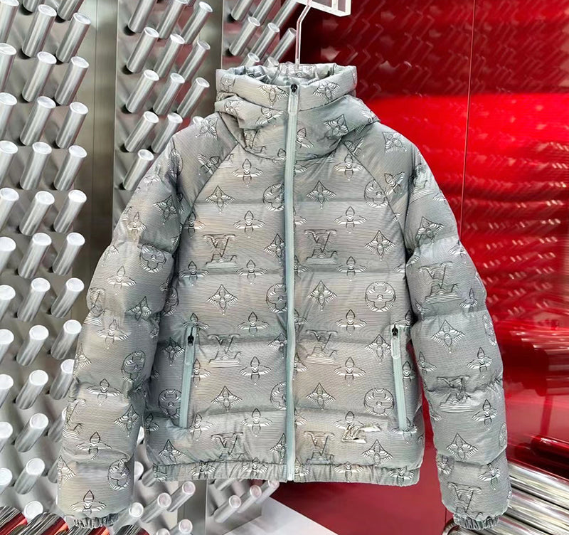 Louis Vuitton Metallic Monogram Puffer Jacket