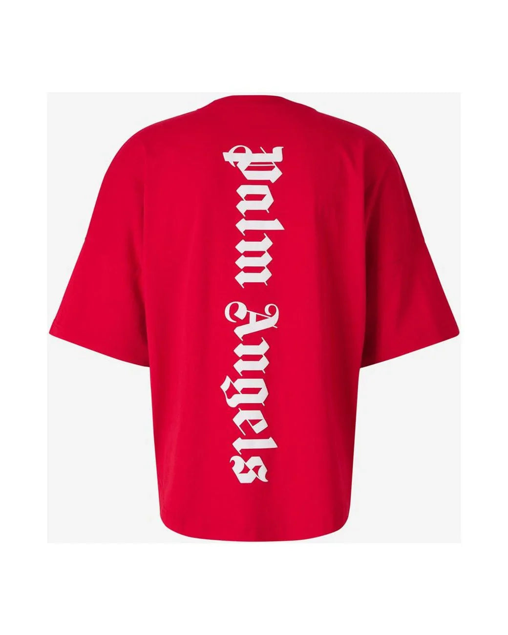 Palm Angels Vertical Logo T Shirt Red