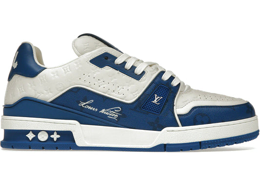 Louis Vuitton Trainer #54 Signature Blue White