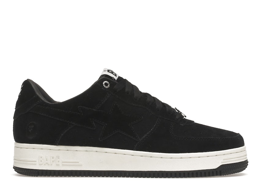 A Bathing Ape Bape Sta Black Suede
