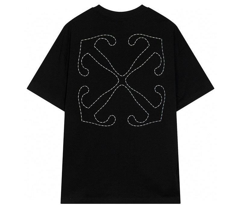Off-White Logo cotton t-shirt Black