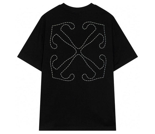 Off-White Logo cotton t-shirt Black