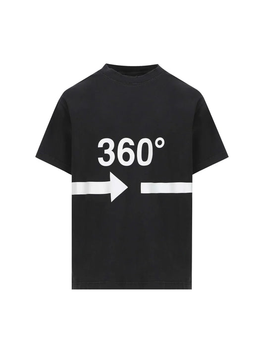 Balenciaga 360 Tubular Oversized T-shirt Black