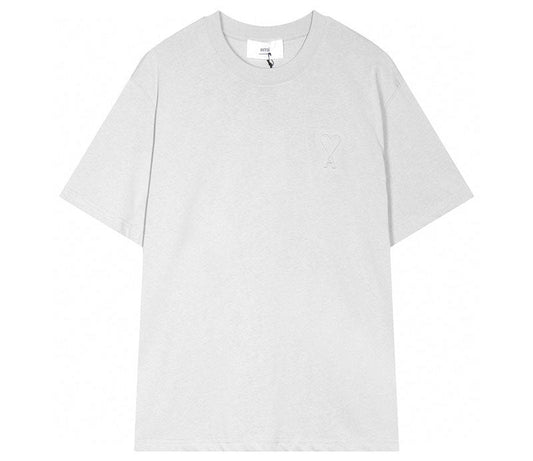 AMI Paris logo-patch Cotton T-shirt White