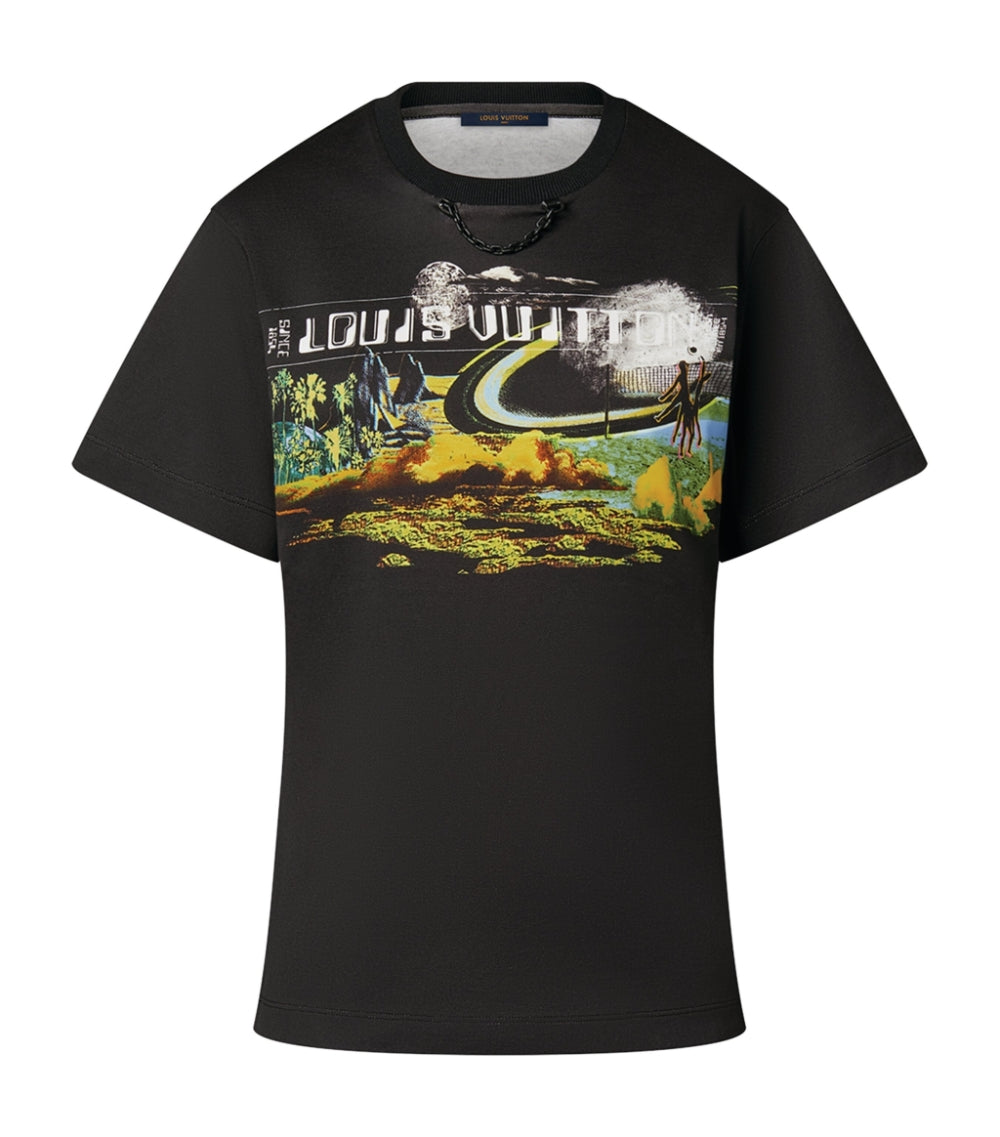 Louis Vuitton Cosmic Volleyball Print T-Shirt