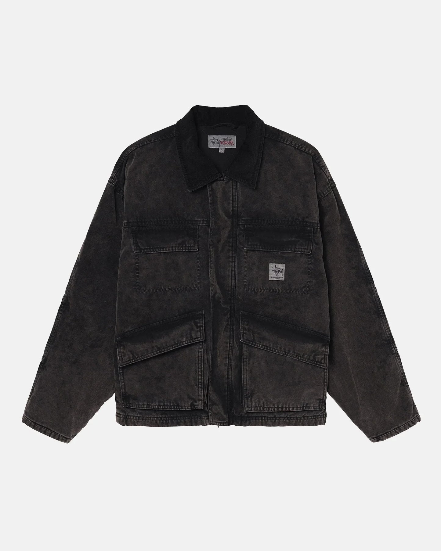Stussy Washed Jacket Black