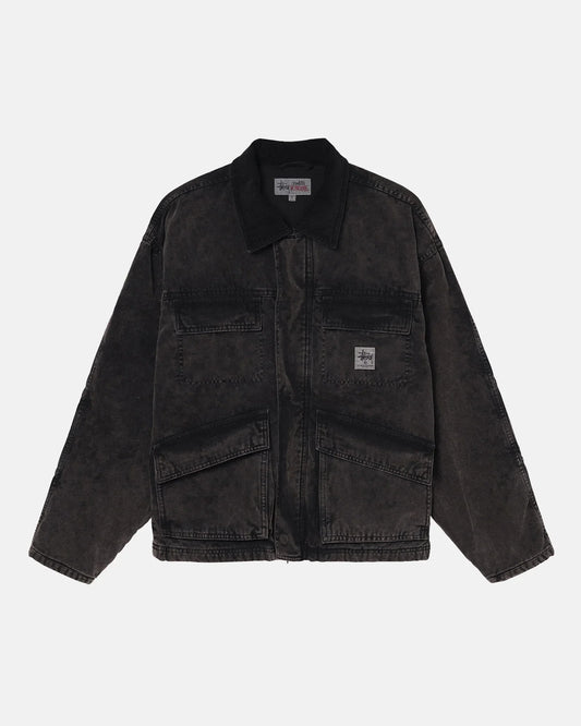 Stussy Washed Jacket Black