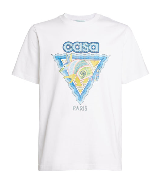 CASABLANCA Alebrije Armadillo T-Shirt White