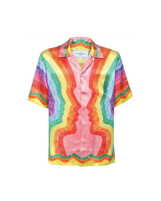 CASABLANCA Mind Vibrations Silk Shirt