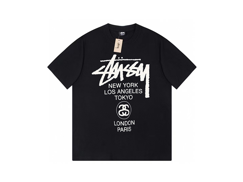Stussy World Tour T-shirt Black