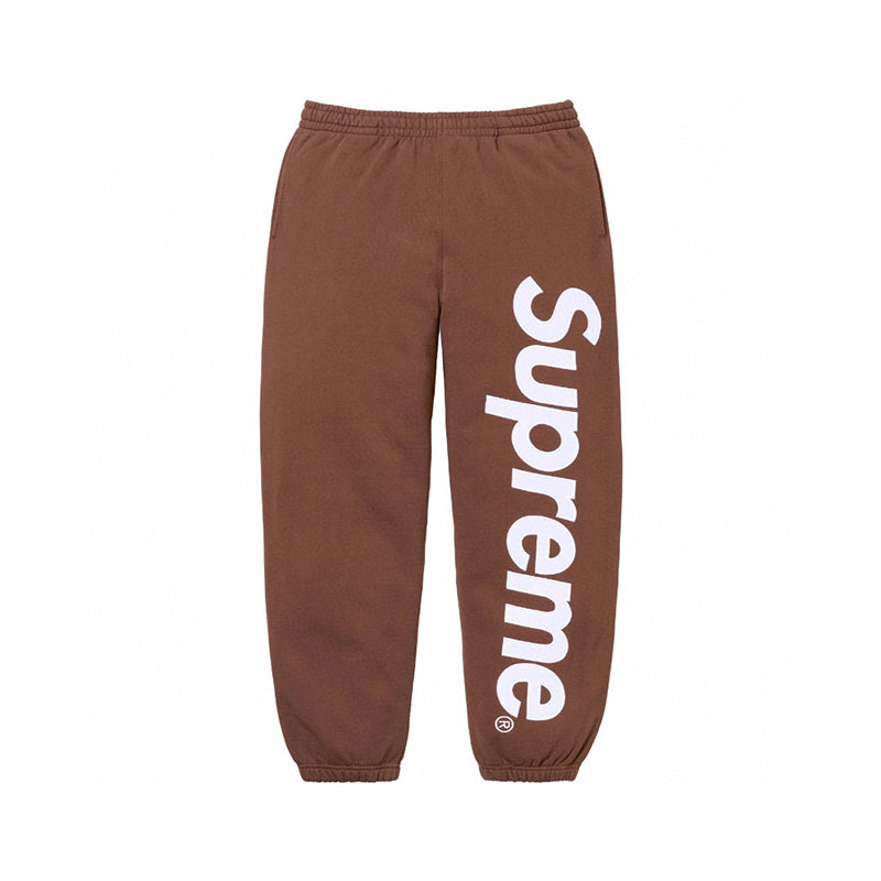 Supreme Satin Applique Sweatpant (FW24) Brown