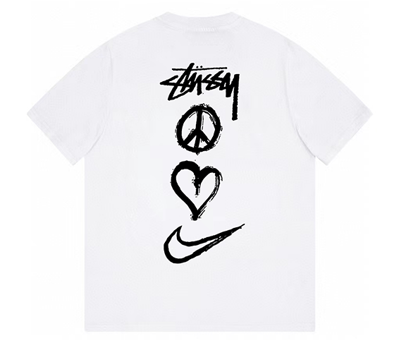 Nike x Stussy Peace, Love, Swoosh T-shirt White
