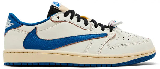 Jordan 1 Retro Low OG SP Fragment x Travis Scott Sail Military Blue
