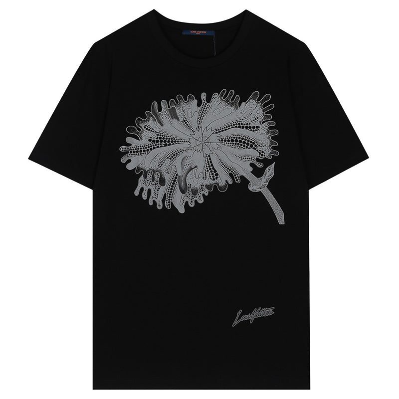 Louis Vuitton x YK Psychedelic Flower Regular T-Shirt Black