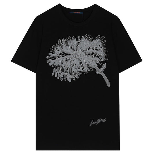 Louis Vuitton x YK Psychedelic Flower Regular T-Shirt Black