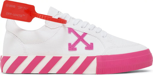 Off-White Wmns Arrow Vulcanized Low 'White Fuchsia'