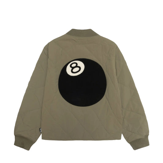 Stüssy 8 BALL QUILTED LINER JACKET (Olive)