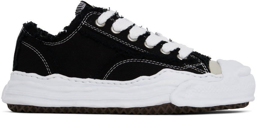 Maison Mihara Yasuiro Baker OG fringed cotton-canvas Black