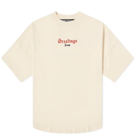 Palm Angels Greetings From California Beige