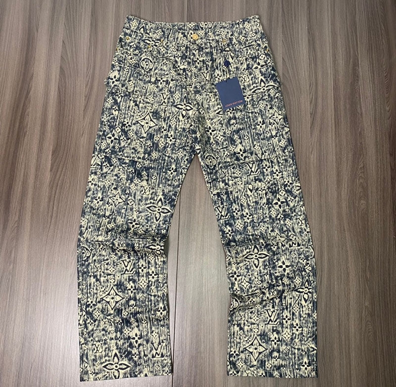 Louis Vuitton LV Monogram Tailored Denim Pants