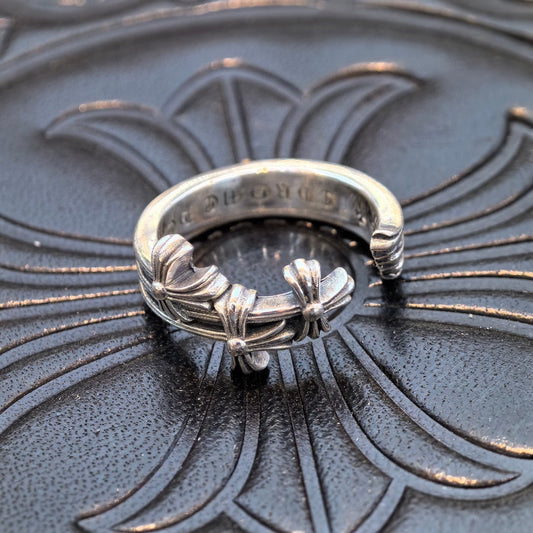 Chrome Hearts - Open Meteor Cross Ring