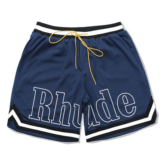 Rhude Court Logo Short Blue