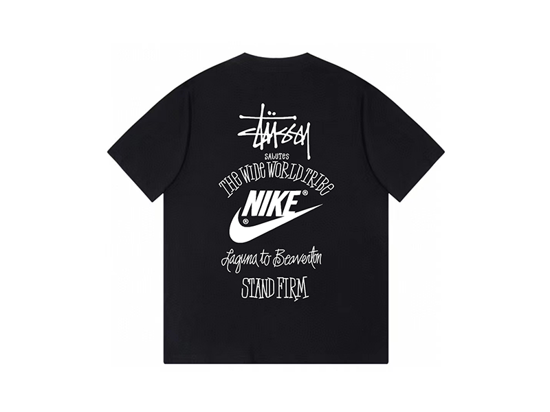 Nike x Stussy The Wide World Tribe T-Shirt Black