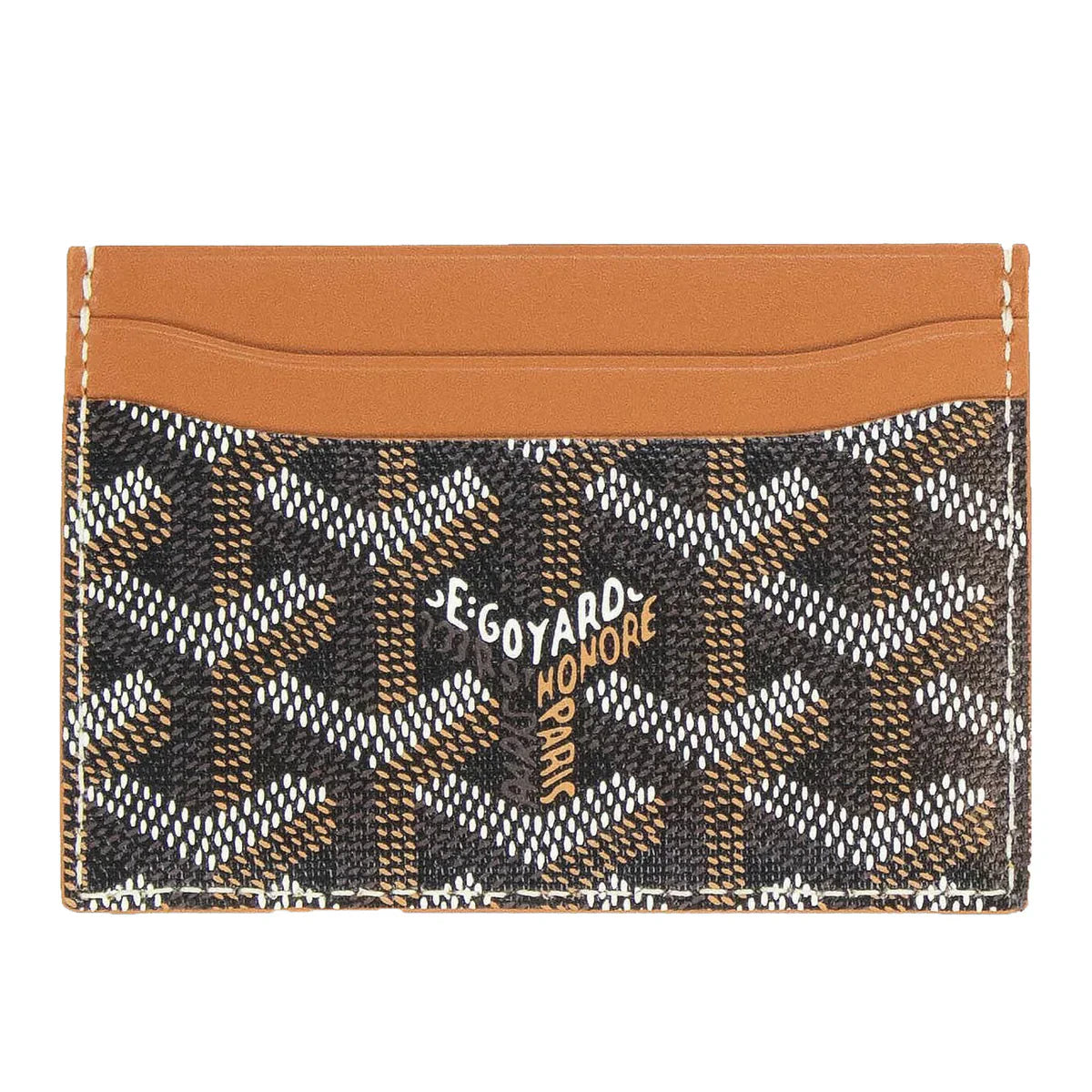 Goyard Saint Sulpice Canvas/Calfskin Black/Tan