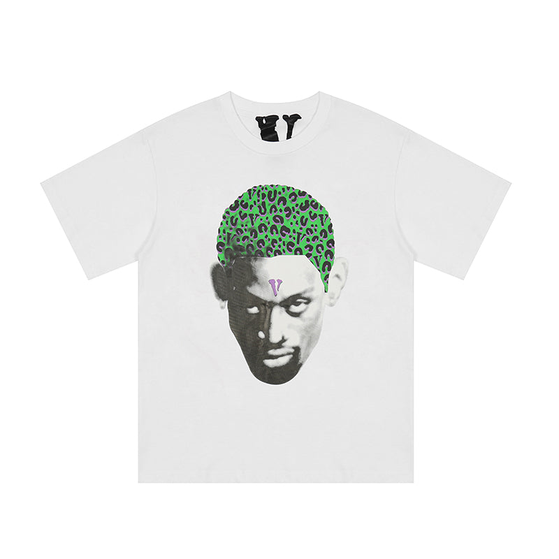 Vlone Rodman Cheetah T-shirt White