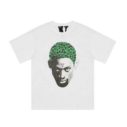 Vlone Rodman Cheetah T-shirt White