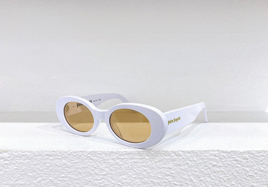 Palm Angels Spirit Sunglasses White/Yellow