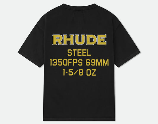 RHUDE Steel T-Shirt | Black