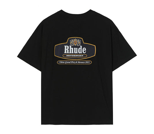 Rhude Racing Crest Tee Black