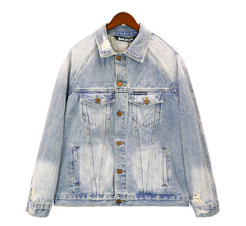 PALM ANGELS Oversized denim jacket Palm Angels