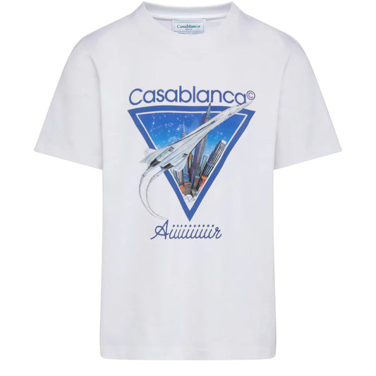 CASABLANCA Aiiir Printed T-Shirt White