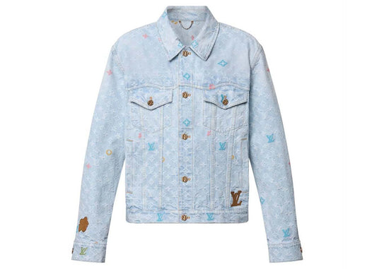 Louis Vuitton by Tyler, the Creator Monogram Denim Jacket Washed Indigo