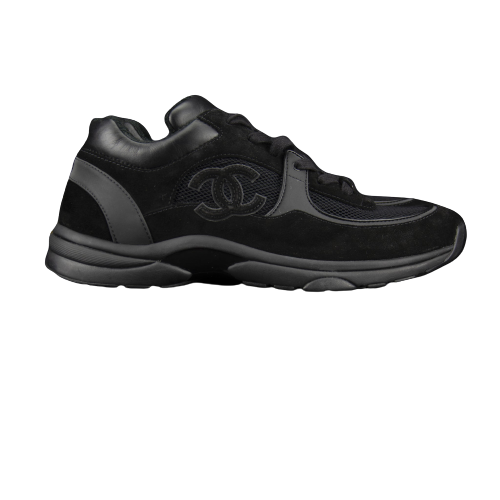 Chanel CC Logo Sneaker Black (Reflective)