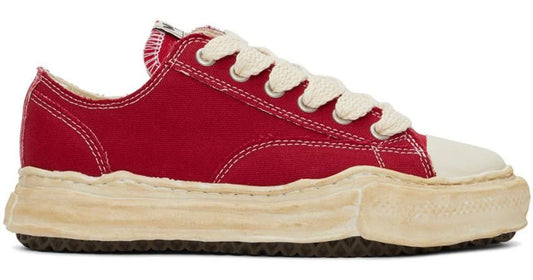Maison Mihara Yasuiro Baker OD OG Sole Canvas Low Red