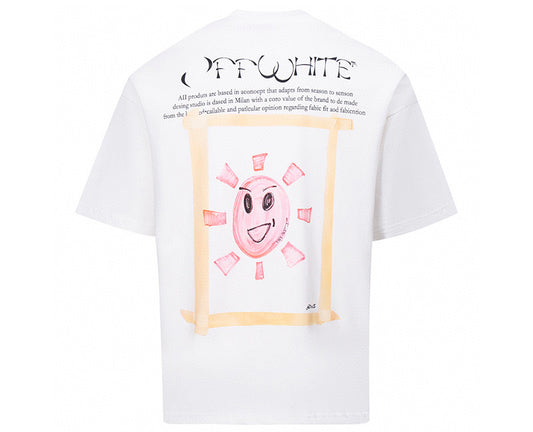 Off-White Sun Moon Skate T-shirt | White