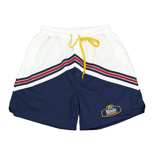 Rhude Monaco Logo Short Blue